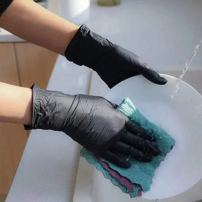 Disposable Nitrile Waterproof Gloves – Powder-Free Kitchen & Household Cleaning Gloves for Dishwashing & Pet Care