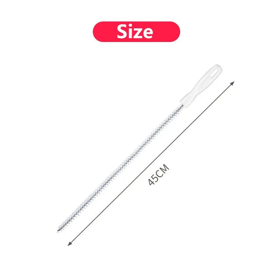 Pipe Dredging Brush Bathroom Hair Sewer Sink Cleaning Brush Drain Cleaner Flexible Cleaner Kitchen Clog Plug Hole Remover Tool