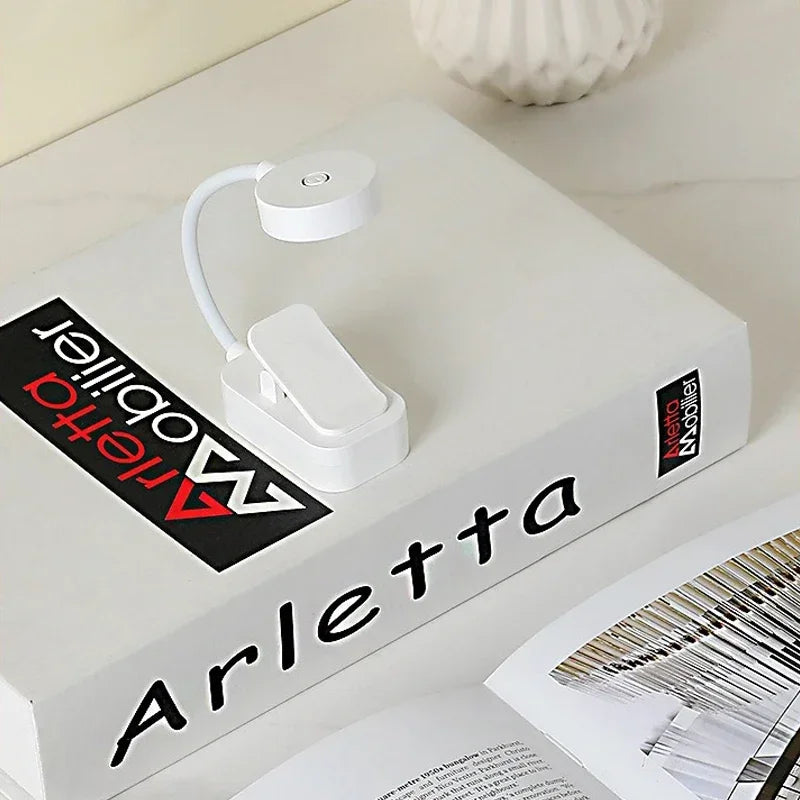 Portable LED Book Lamp – Clip-On Reading Light with 3 Color Modes & Eye Protection for Bedside, Study, Bedroom & Students