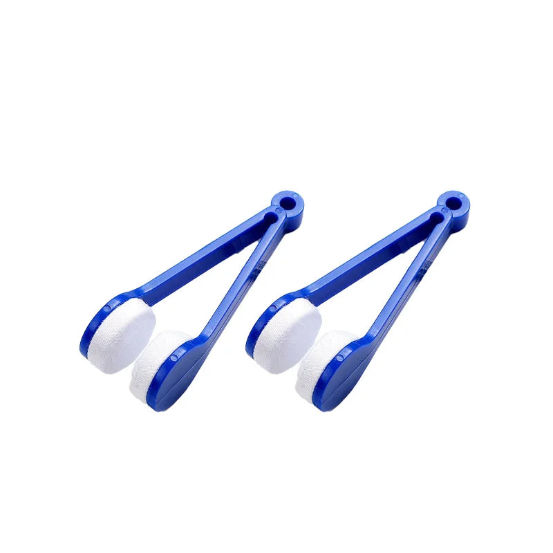 فرشاة تنظيف النظارات المصنوعة من الألياف الدقيقة - منظف عدسات محمول للنظارات والنظارات الشمسية والاستخدام أثناء السفر