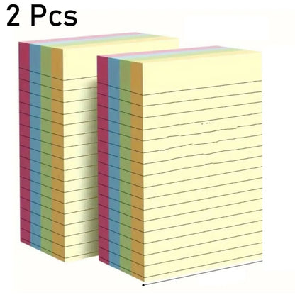 200 Pages of Colorful Sticky Notes – Self-Adhesive Memo Pads for Office, School & Home Organization