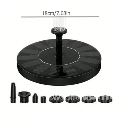 Solar Water Fountain Pool Pond Waterfall Fountain Garden Supplies Decoration Outdoor New Mini Solar Powered Fountain Bird Baths