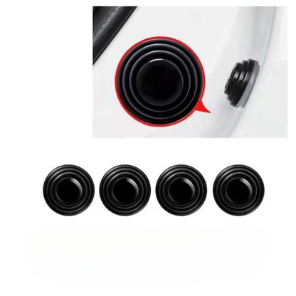 4Pcs/Lot Car Trunk Sound Insulation Pad Universal Door Shock Absorbing Gasket For VW Shockproof Thickening Cushion Stickers