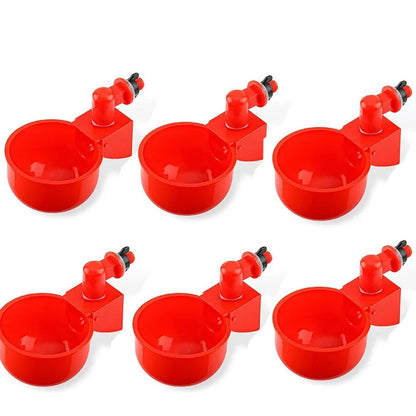 20PCS Chicken Drinking Cups – Automatic Poultry Water Feeder for Chicks, Ducks & Quails