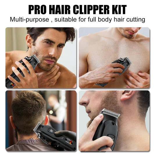 Kemei KM-1071 Hair Clipper – Professional Cordless Barber Trimmer with Stainless Blade & Taper Lever