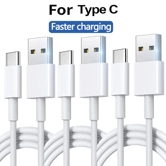 USB A to Type C Cable – 3A Fast Charging & Data Transfer Cord for Samsung, Xiaomi, Android Devices, Mouse & More