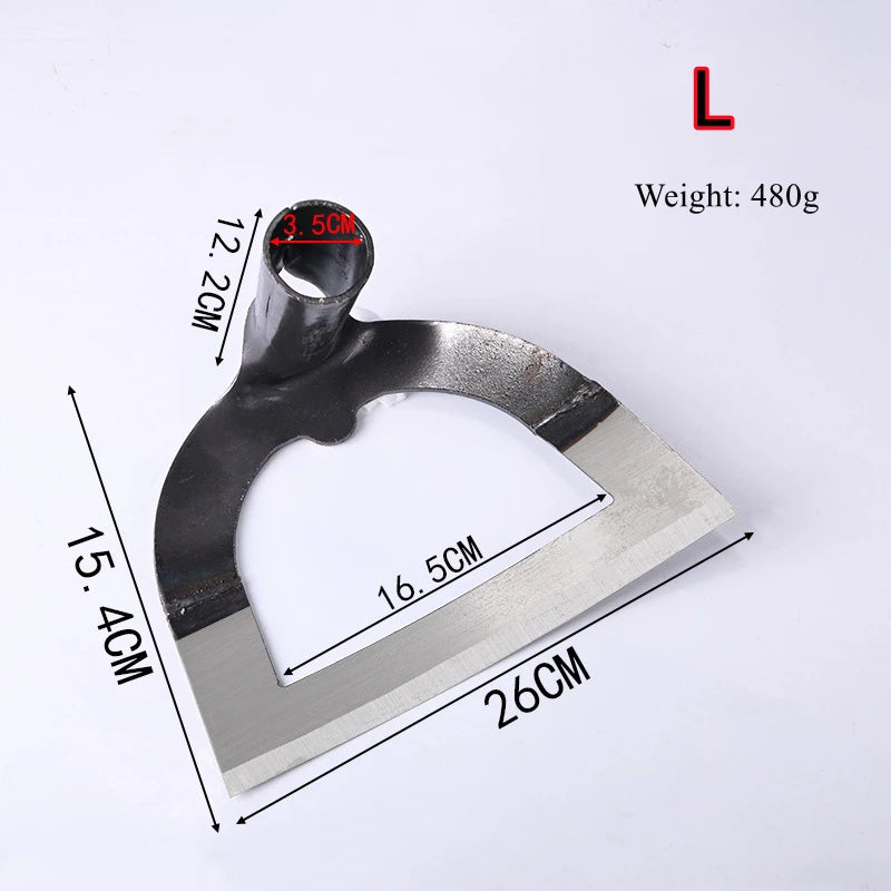 Hollow Steel Weeding Hoe – Labor-Saving Garden Tool for Soil Loosening & Farming