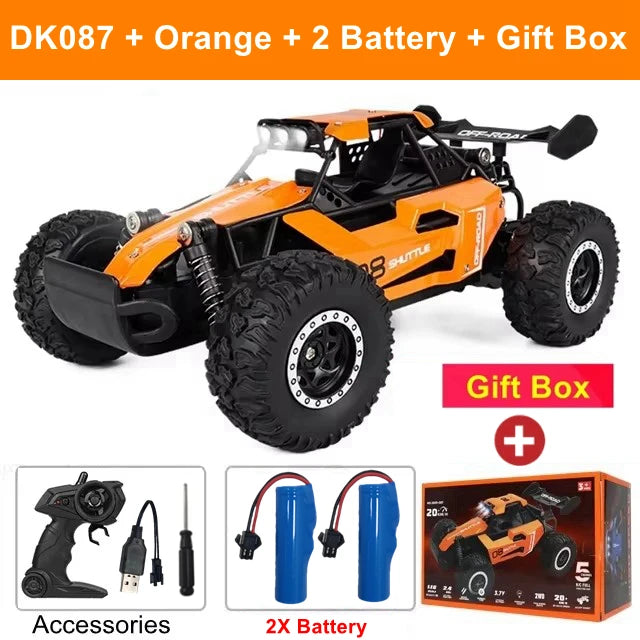 1:16 Scale Off-Road RC Car – 2.4G Remote Control Drift Truck for Kids & Boys
