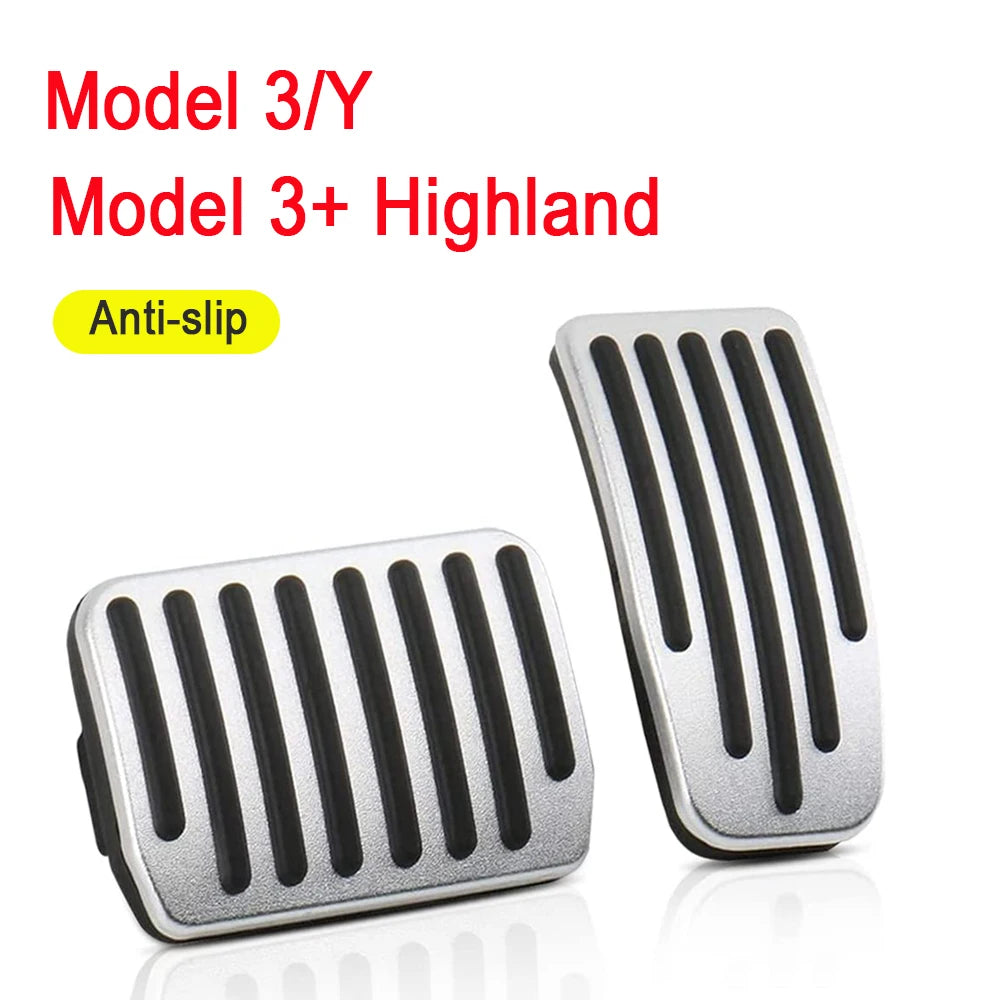 For Tesla Model 3 Model Y Highland 2022 to 2025 Foot Pedal Fuel Brake Pedal Rest Pedal Pads For Tesla Car Accessories