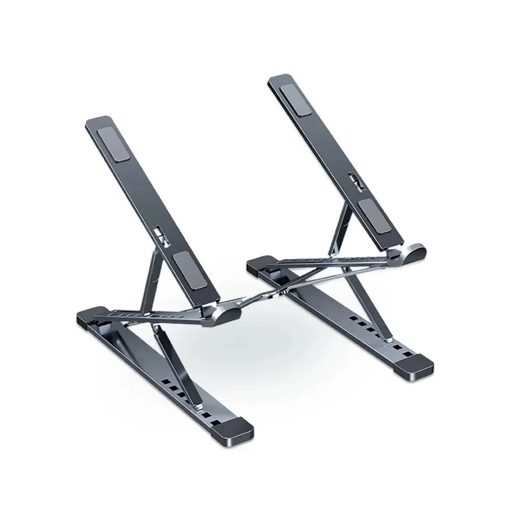 N8 Adjustable Portable Laptop Stand – Aluminum Foldable Cooling Pad Holder for MacBook, Tablet & Notebooks (11–17.3 Inch)
