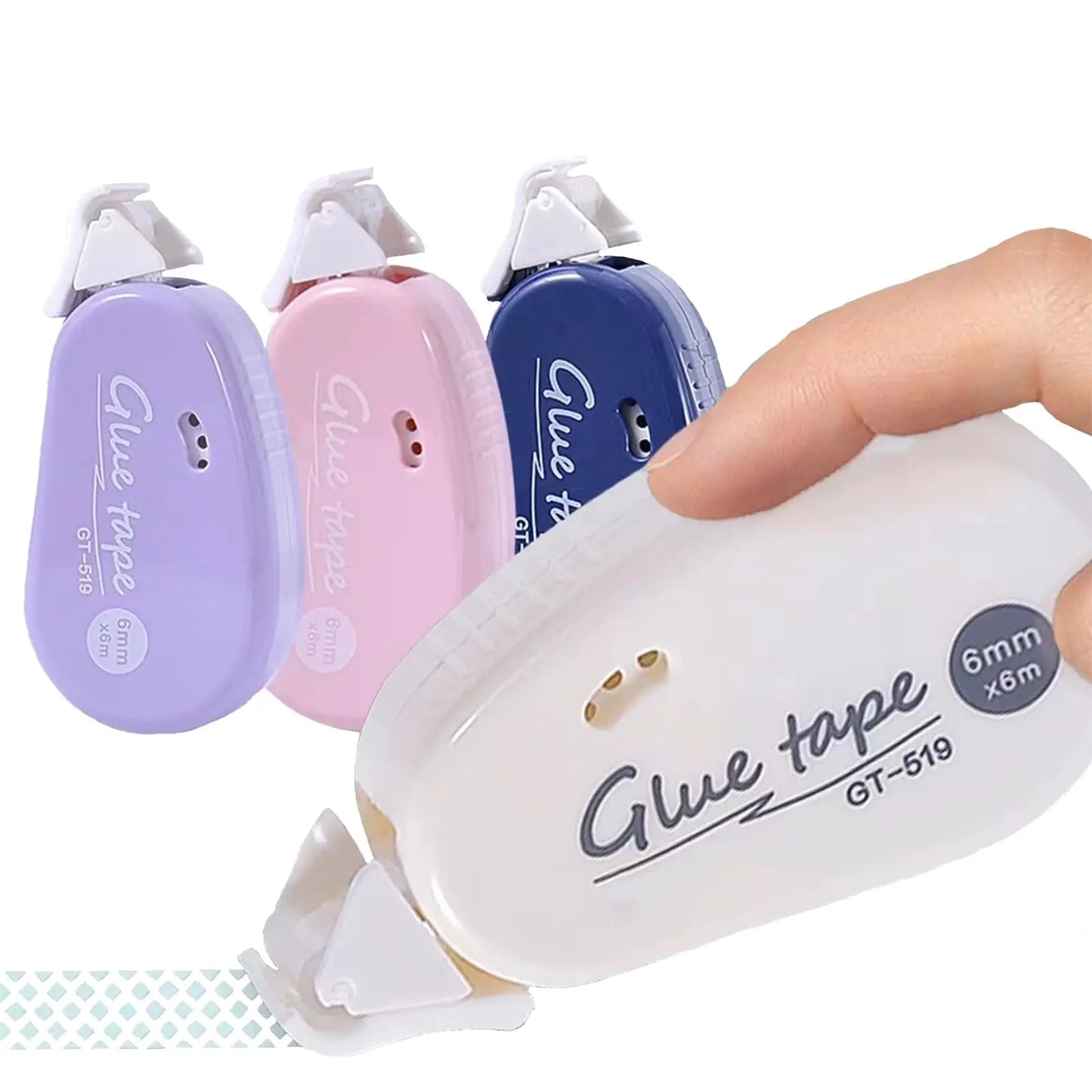 Double-Sided Adhesive Roller – Scrapbook Tape Runner for Crafts, Journaling & School Supplies