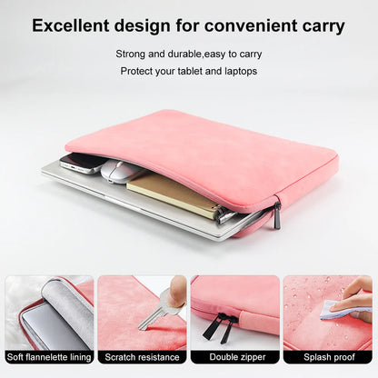 Laptop Sleeve Bag for MacBook Air, Pro 13, 13.3, 14, 15.4, 15.6 Inch – Notebook Pouch for Lenovo, Asus, HP, Dell, Portable Bag Cover Case
