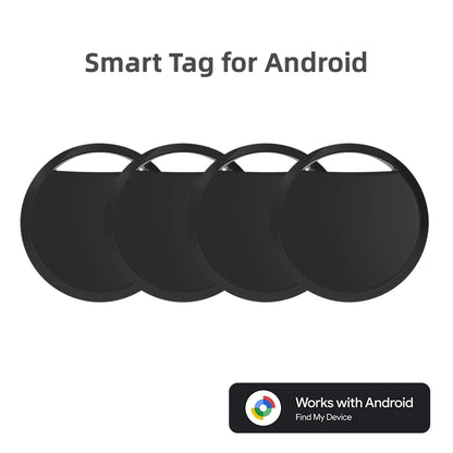 1/2/ 4pcs Bluetooth GPS Tracker Work With Android Google Find Hub APP Key Finder Pet Locator Smart Tag for Xiaomi Samsung Phones