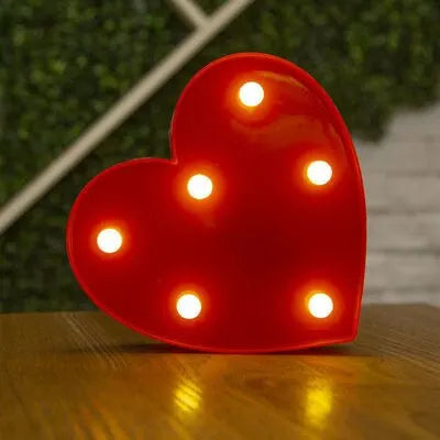 Luminous Number Lamp LED Light – Battery Operated Decorative Night Light for Home, Weddings, Birthdays & Christmas Parties
