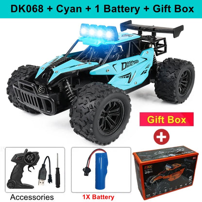 1:16 Scale Off-Road RC Car – 2.4G Remote Control Drift Truck for Kids & Boys