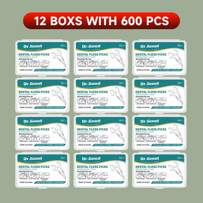 أعواد خيط تنظيف الأسنان - 50/150/300/600/1000 قطعة، أدوات للعناية بالفم من أجل أسنان ولثة صحية