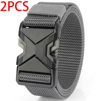 Men’s Tactical Sports Belt – Adjustable Quick Release Belt for Outdoor Training, Hiking & Mountaineering