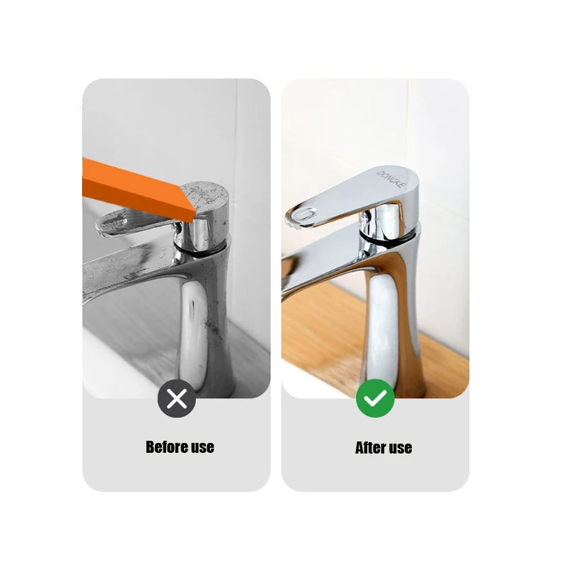 قطعة واحدة من ممحاة سهلة الاستخدام لإزالة الترسبات الكلسية، مصنوعة من المطاط، أدوات تنظيف منزلية للمطبخ، فرشاة لإزالة الصدأ من المطبخ والمرحاض والحمام والزجاج. 