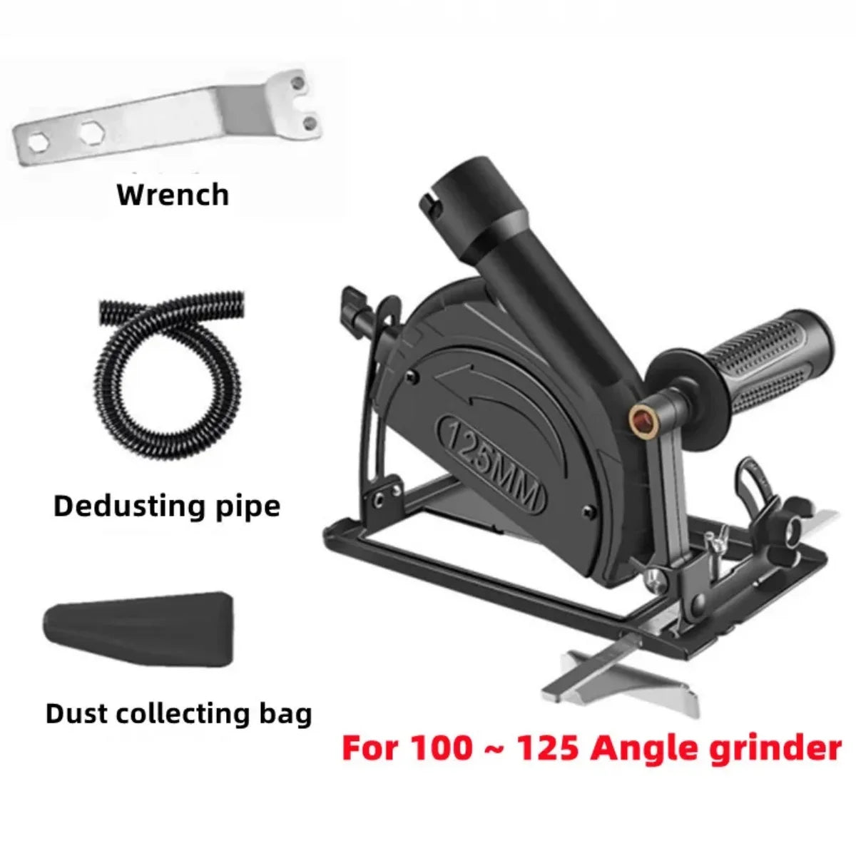 حامل جلاخة زاوية قابل للتعديل بزاوية 45 درجة، ملحقات جلاخة زاوية، قطع وتجويف آمن، متعدد الوظائف، مانع للانزلاق، مريح