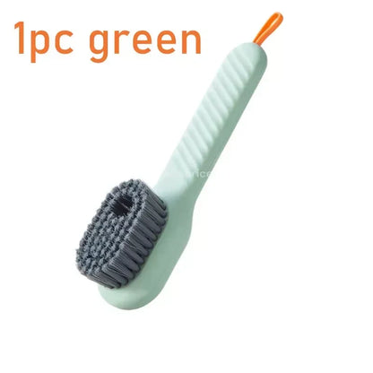 فرشاة تنظيف الأحذية الأوتوماتيكية متعددة الوظائف - منظف يدوي بشعيرات ناعمة مع موزع سائل 