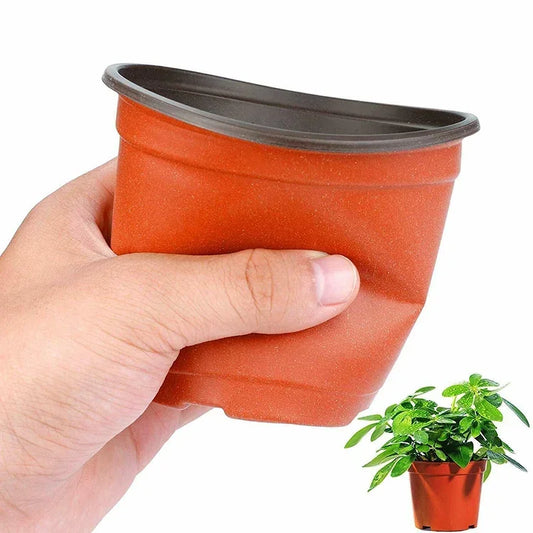 75PCS Plastic Nursery Pots – 4” Plant Containers for Seedlings, Succulents & Garden Transplants