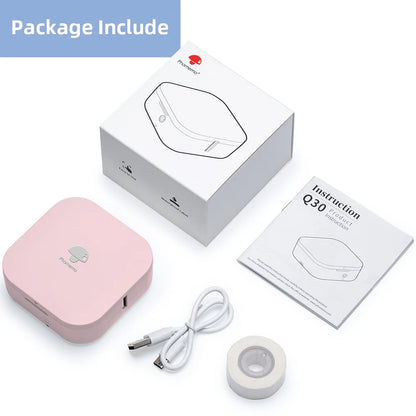 Phomemo Q30 Mini Label Printer – Wireless Bluetooth Thermal Pocket Label Maker for iOS & Android