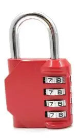 قفل سفر مضاد للسرقة، قفل صغير للحقائب، قابل لإعادة الضبط، قفل برمز سري مكون من 3 أو 4 أرقام، قفل أمتعة