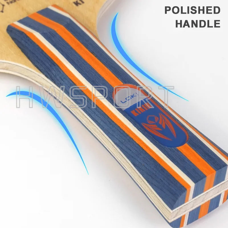 LOKI Kirin K1 K2 K3 Table Tennis Blade – 5+2 Ply Offensive FL Grip Ping Pong Paddle Base