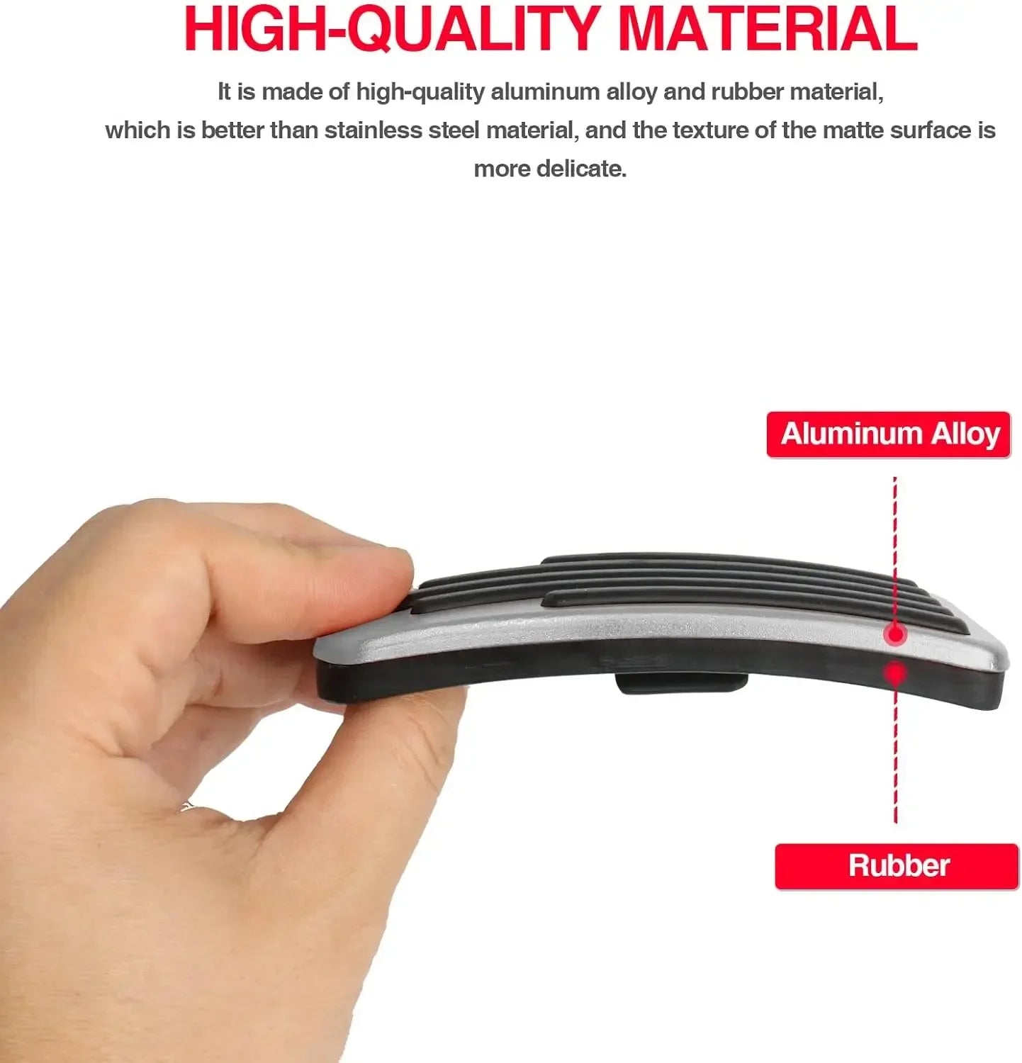 For Tesla Model 3 Model Y Highland 2022 to 2025 Foot Pedal Fuel Brake Pedal Rest Pedal Pads For Tesla Car Accessories