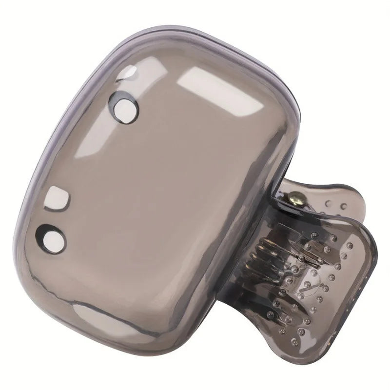 غطاء حماية مقاوم للماء لفرشاة الأسنان للسفر، مزود بمشبك، لحماية رأس الفرشاة المحمولة للاستخدام في المنزل والرحلات 