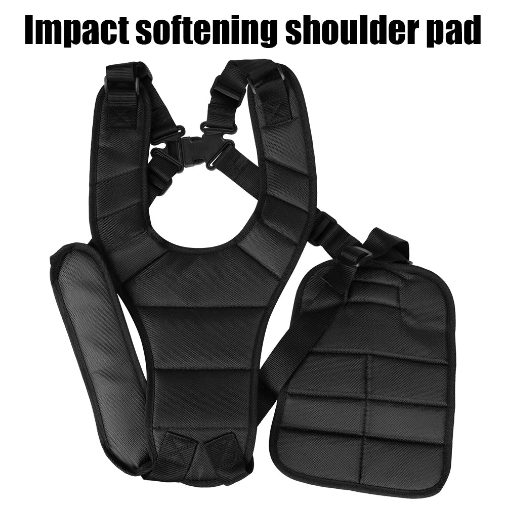 Harness Strap Belt Lawn Mower Power Pruner Double Trimmer Shoulder Adjusted Band For Brush Cutter & Trimmer Garden