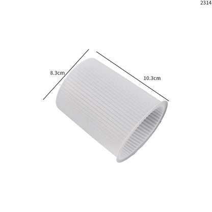 قالب سيليكون لصنع الشموع على شكل عمود روماني مخطط - أداة سيليكون لصنع الشموع بنفسك