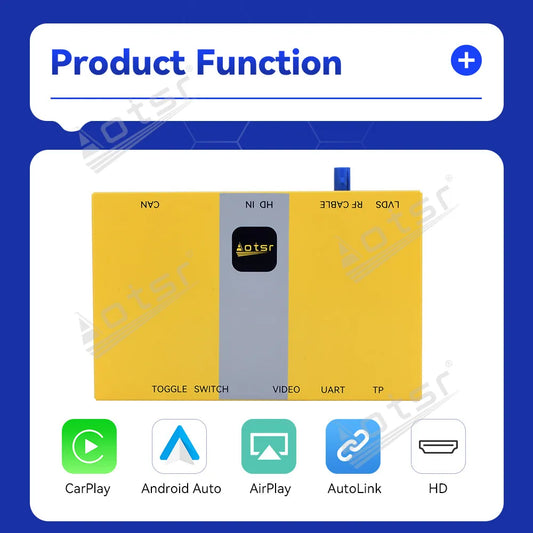 Wireless Carplay Decoder Box For Lexus ES 2014-2020 Android Auto Airplay HD Mirror Link car Accessories