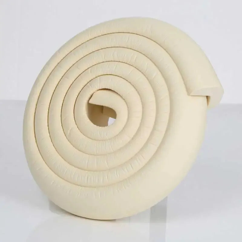 شرائط حماية زوايا الطاولة - واقيات ناعمة مضادة للصدمات لحماية الأطفال والرضع (لفة بطول مترين)