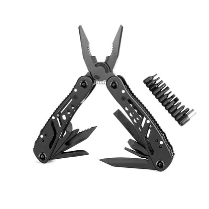 24-in-1 Stainless Steel Multitool – Folding Multi-Tool Pliers Knife for Camping, Survival & Gifts