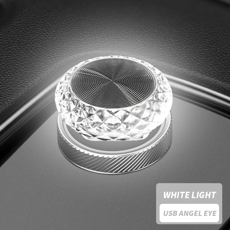 مصابيح إضاءة محيطية للسيارة تعمل بمنفذ USB - مصابيح LED صغيرة محمولة لإضفاء جو مميز على السيارة والكمبيوتر من الداخل 
