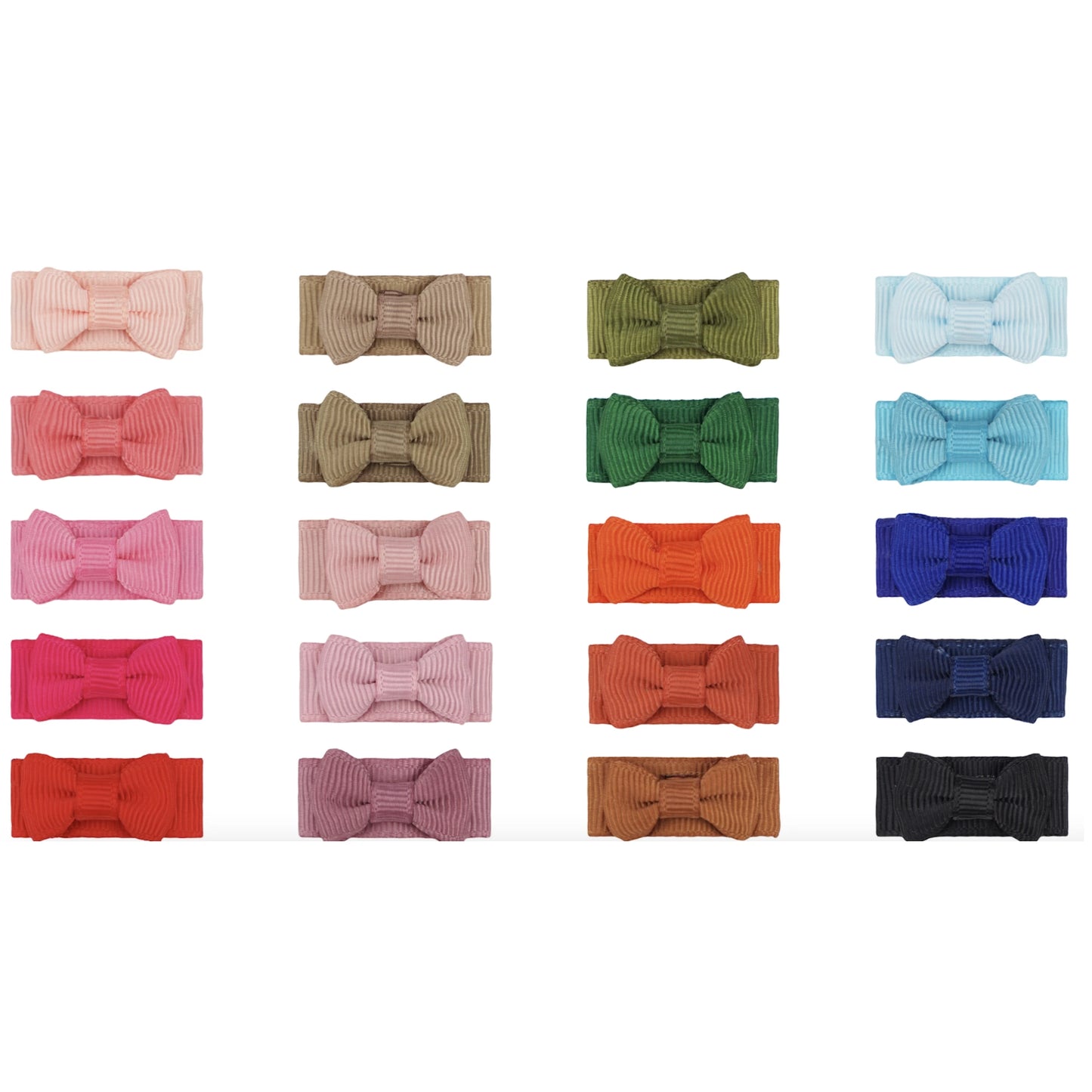 مجموعة مشابك شعر للأطفال مكونة من 20 قطعة - دبابيس شعر ناعمة من الزغب لحديثي الولادة، إكسسوارات شعر أميرات آمنة للفتيات