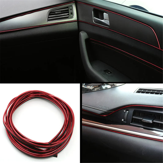 Car styling caulking decorative strip for Volkswagen VW golf mk5 golf mk3 polo 9n 6r 6n scirocco tiguan 2019