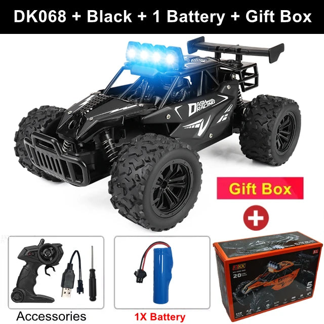 1:16 Scale Off-Road RC Car – 2.4G Remote Control Drift Truck for Kids & Boys