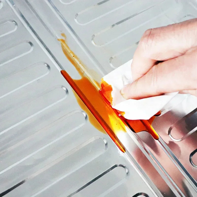 أدوات تنظيف المطبخ، لوح واقي من تناثر الزيت للموقد، مقال عن أدوات المطبخ، أدوات طهي وقلي قابلة للإزالة، زيت، غاز 