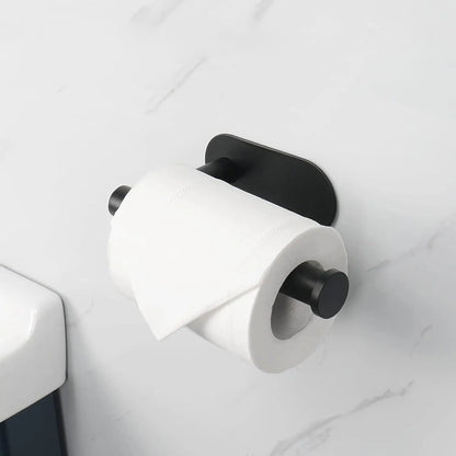 حامل مناشف ورقية من الفولاذ المقاوم للصدأ - موزع مناديل ورقية ذاتي اللصق أو يُثبّت بالمثقاب أسفل الخزانة