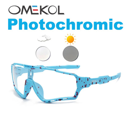 Brand New Photochromic MTB Bicycle Eyewear – Men & Women Cycling Sports Sunglasses