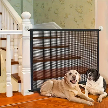 Dog Fence Netting Barrier – Foldable Breathable Mesh Pet & Baby Safety Fence