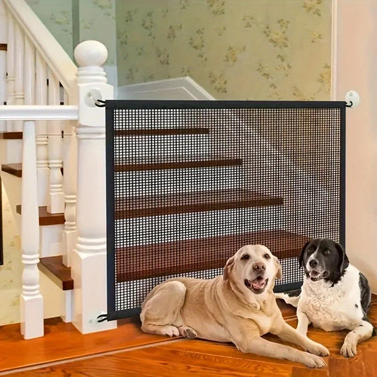 Dog Fence Netting Barrier – Foldable Breathable Mesh Pet & Baby Safety Fence