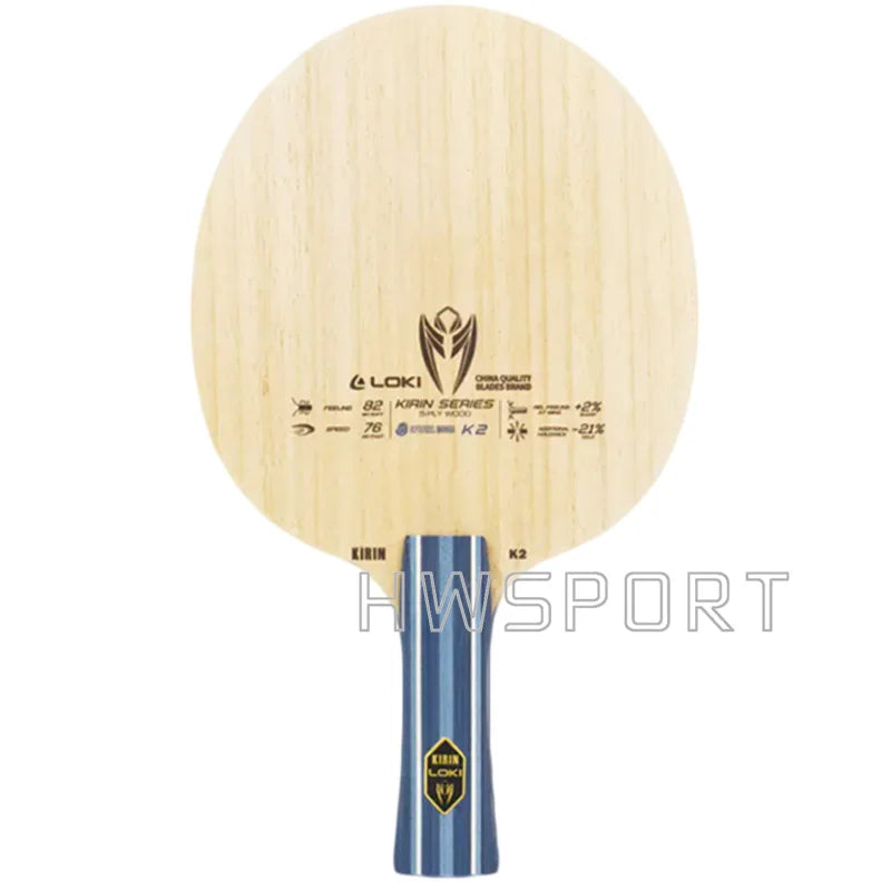 LOKI Kirin K1 K2 K3 Table Tennis Blade – 5+2 Ply Offensive FL Grip Ping Pong Paddle Base