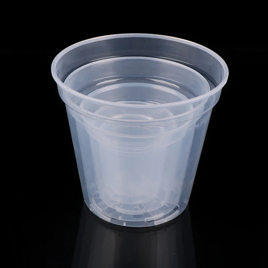 وعاء زهور شفاف للأوركيد - وعاء زهور بلاستيكي مناسب لنباتات الفالاينوبسيس، والبخور مريم، والنباتات الداخلية