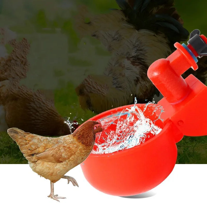 20PCS Chicken Drinking Cups – Automatic Poultry Water Feeder for Chicks, Ducks & Quails