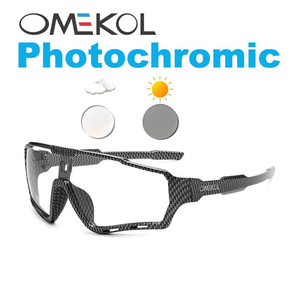 Brand New Photochromic MTB Bicycle Eyewear – Men & Women Cycling Sports Sunglasses