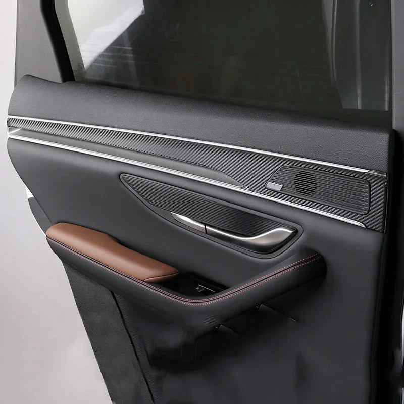 Car Carbon Fiber Sticker Tape for Car Interior 3D Auto Decor Decoration Universal Vinyl Wrap Roll Film Styling Stickers Decal