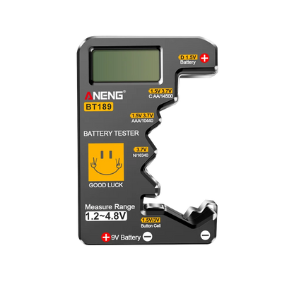 ANENG BT189 Battery Tester 9V AAAAA Button Cell Universal Household LCD Digital Display Battery Tester Power Bank Detector